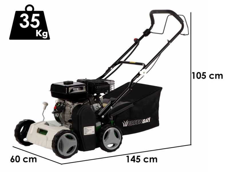 GreenBay PS 700-25 - Escarificador de cuchillas fijas - Rotor de muelles y cepillo