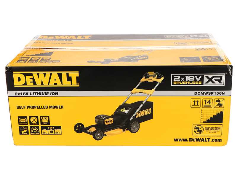DeWalt DCMWP134N-XJ - Cortac&eacute;sped de empuje de bater&iacute;a - Corte de 53 cm - 2x 18V 5Ah