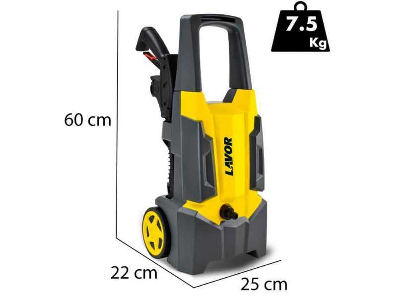 Lavor Dive Plus 135 - Hidrolimpiadora de agua fr&iacute;a + Fregadora y cepillo - M&aacute;x. 135 bar - 390 l/h