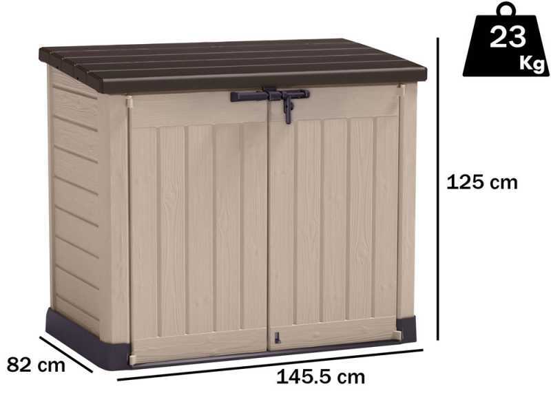 Keter Store it Out Max beis - Armario para herramientas - 145.5x82x125 cm