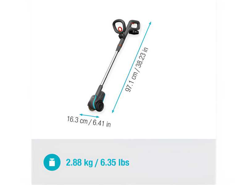 Gardena EasyWeed 1800/18V P4A solo - Limpiador de juntas a bater&iacute;a - 18V - BATER&Iacute;A Y CARGADOR NO INCLUIDOS