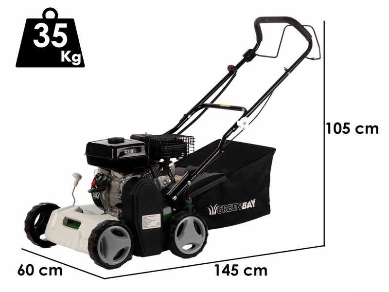 GreenBay PS 700-25 - Escarificador de gasolina de cuchillas fijas