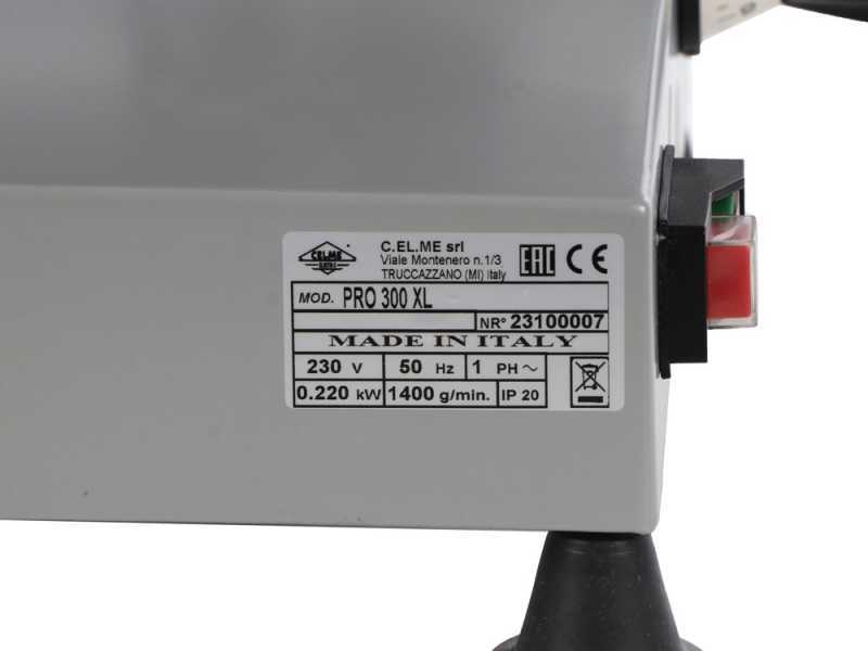 Celme PRO 300 XL - Cortadora de fiambre profesional con cuchilla de 300 mm
