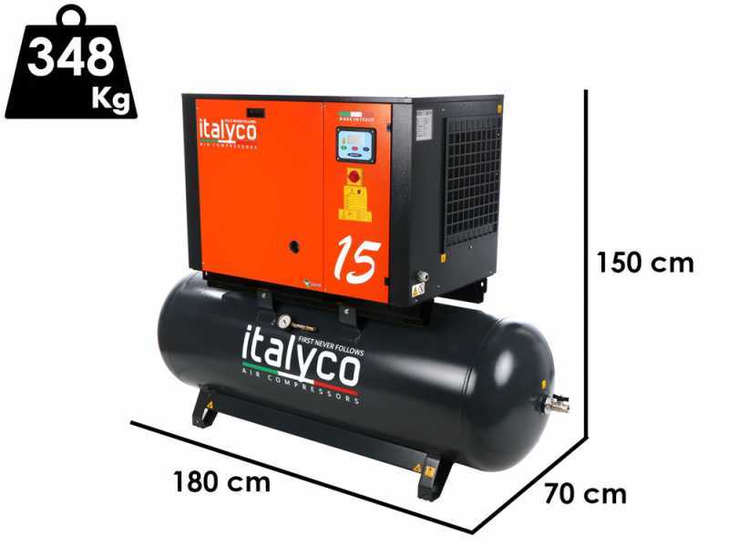 Italyco KV 15/500 Premium - Compresor de tornillo rotativo - Presi&oacute;n m&aacute;x. 10 bar