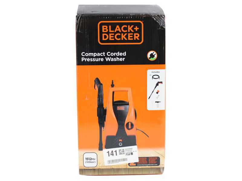 Black &amp; Decker PW1450TD-QS - Hidrolimpiadora de agua fr&iacute;a - 105 bar - 426 l/h