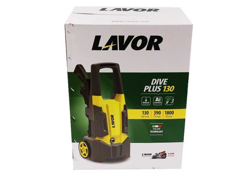 Lavor Dive Plus 120 - Hidrolimpiadora de agua fr&iacute;a + Fregadora y cepillo - M&aacute;x. 120 bar - 360 l/h