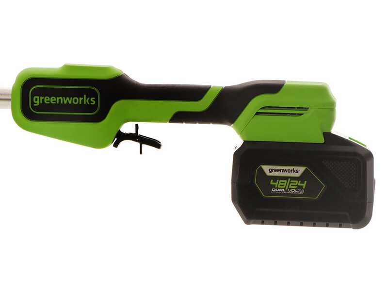 Greenworks G48PHTII - Cortasetos de bater&iacute;a con p&eacute;rtiga - 48V 4Ah