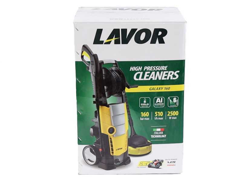 Lavor Galaxy 160 - Hidrolimpiadora de agua fr&iacute;a Lavorwash - 160 bar m&aacute;x - 510 l/h m&aacute;x
