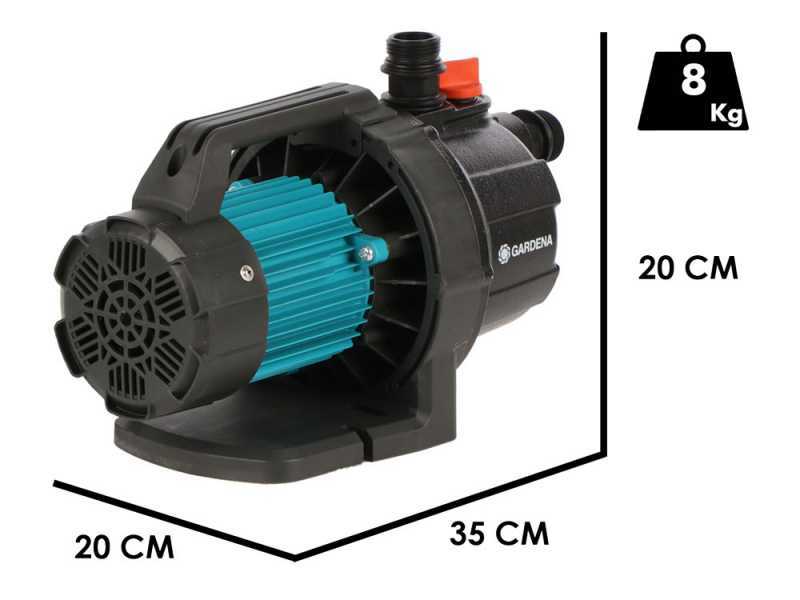 Gardena 3700/4 BASIC - Bomba sumergible 800W - 4,1 bar - 3.700 l/h