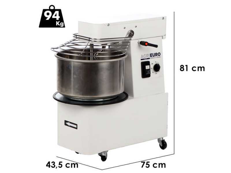 Mixer 3000 T Deluxe - Amasadora de espiral abatible -24Kg trif&aacute;sica 1 velocidad