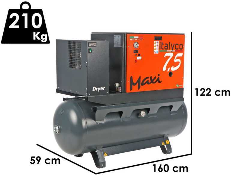 Italyco Maxi 8/270 D - Compresor de tornillo rotativo - Presi&oacute;n m&aacute;x. 10 bar