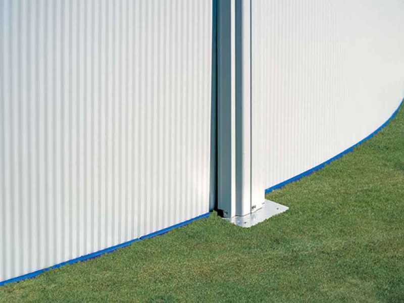 Gre Fidji Ovalada 730x375x120cm - Piscina desmontable de acero
