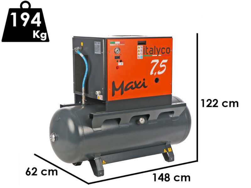 Italyco Maxi 8/270 - Compresor de tornillo rotativo - Presi&oacute;n m&aacute;x. 10 bar
