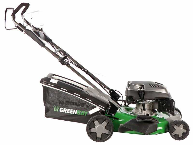 GreenBay GB-LM 51 - Cortac&eacute;sped autopropulsado 4 en 1 - Motor a gasolina de 196 cc