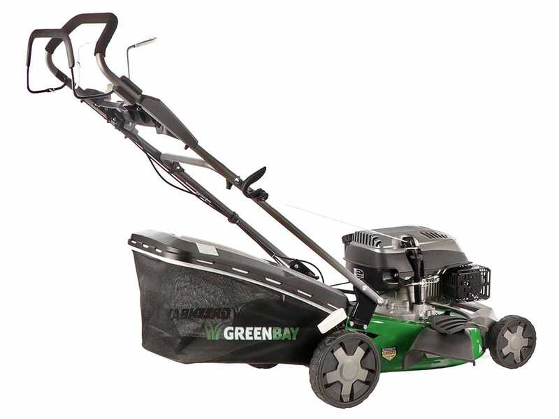 GreenBay GB-LM 51 - Cortac&eacute;sped autopropulsado 4 en 1 - Motor a gasolina de 196 cc