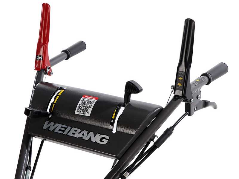Weibang Conqueror - Desbrozadora de ruedas a gasolina con cuchilla - Loncin 1P70