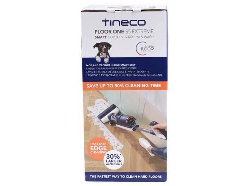 Tineco Floor One S5 Extreme - Fregadora de suelos a bater&iacute;a smart - 3 en 1: lava, seca y aspira