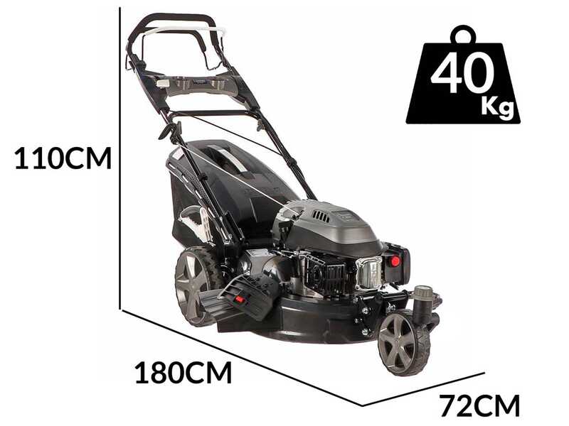 Blackstone SP-3X 510 - Cortac&eacute;sped de gasolina autopropulsado - Rueda pivotante