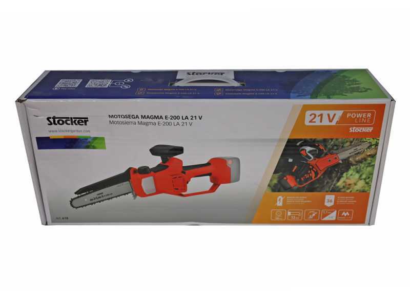 Stocker MAGMA E-200 LA - Podadora de bater&iacute;a 21.6V - BATER&Iacute;A NO INCLUIDA