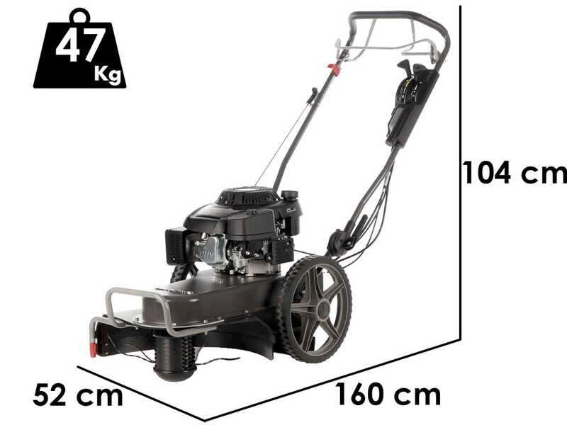 Weibang WBLT567SC - Desbrozadora de ruedas a gasolina - 4 tiempos - Autopropulsada