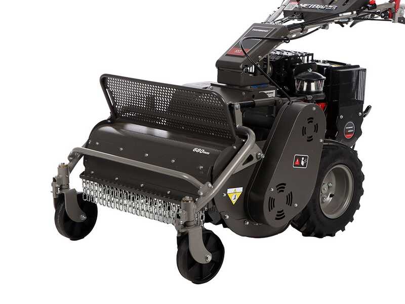 Weibang WBGT6813 - Desbrozadora profesional de martillos - Motor GT1300