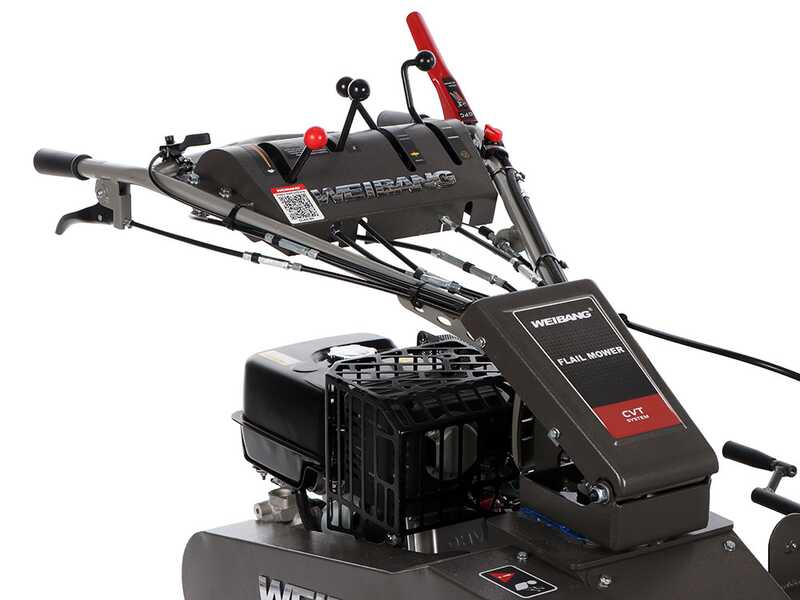 Weibang WBGT6813 - Desbrozadora profesional de martillos - Motor GT1300