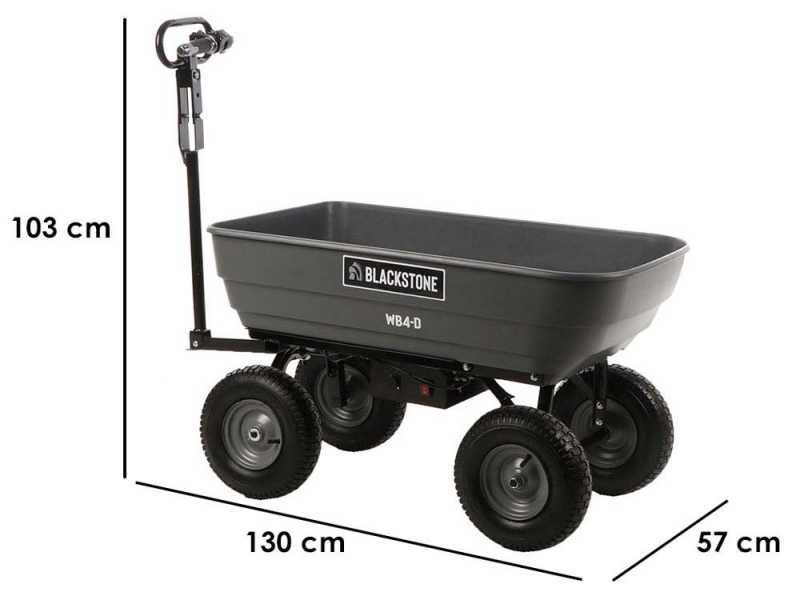 BlackStone WB4-D - Carretilla el&eacute;ctrica - 24V 12Ah