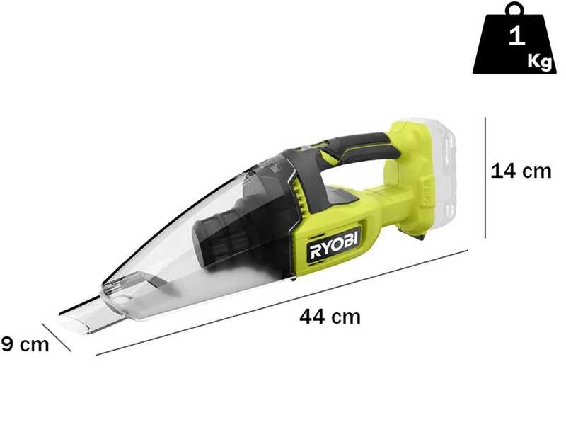 Ryobi RHV18-0 - Aspirador de mano de bater&iacute;a - BATER&Iacute;A Y CARGADOR NO EST&Aacute;N INCLUIDOS