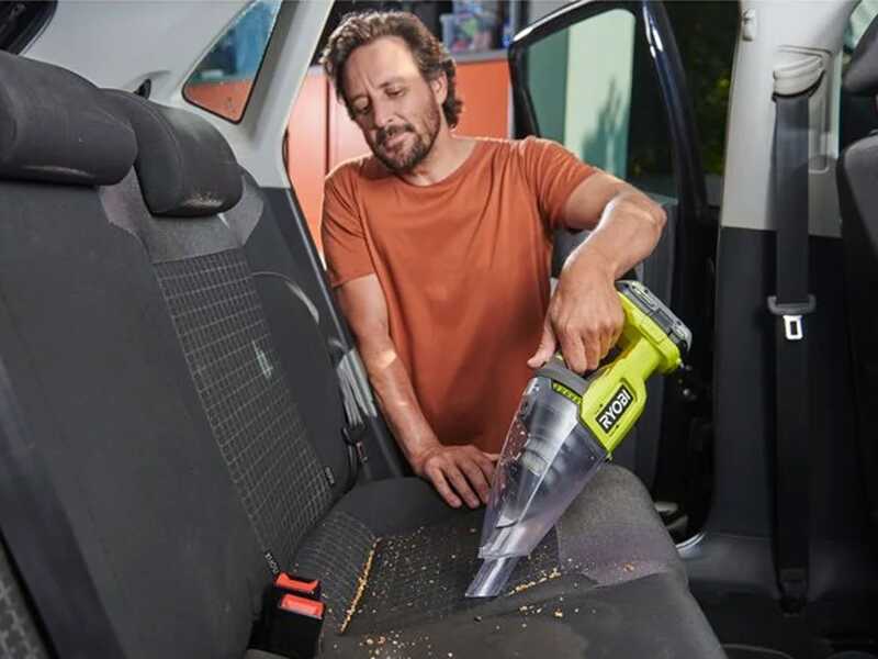 Ryobi RHV18-0 - Aspirador de mano de bater&iacute;a - BATER&Iacute;A Y CARGADOR NO EST&Aacute;N INCLUIDOS