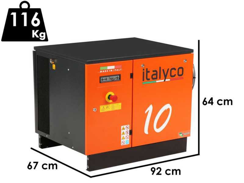 Italyco KV 10 - Compresor de tornillo rotativo - Presi&oacute;n m&aacute;x. 10 bar
