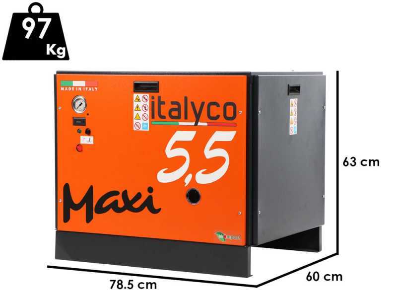 Italyco Maxi 6 - Compresor de tornillo rotativo - Presi&oacute;n m&aacute;x. 10 bar