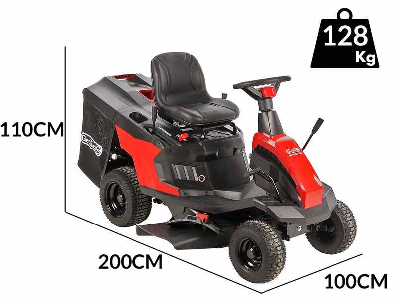 GeoTech-Pro RM 75-660 CSM - Tractor cortac&eacute;sped mini-rider - Corte de 66 cm - Arranque el&eacute;ctrico