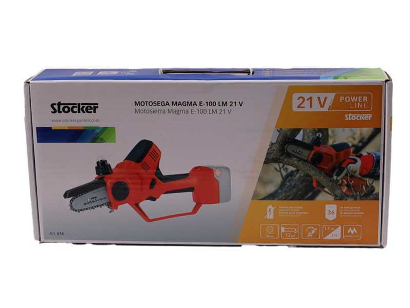 Stocker MAGMA E-100 LM - Podadora de bater&iacute;a 21.6V - BATER&Iacute;A NO INCLUIDA