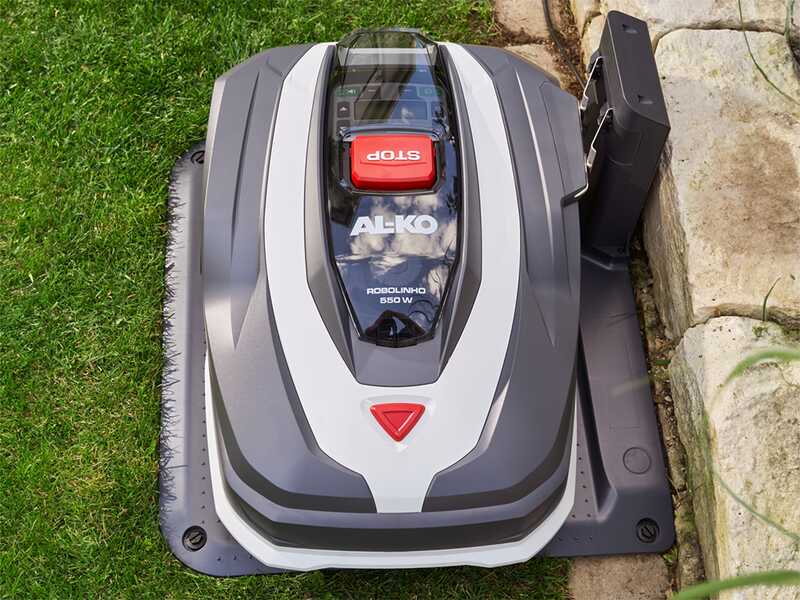AL-KO Robolinho 550 W Comfort - Robot cortac&eacute;sped - con cable perimetral