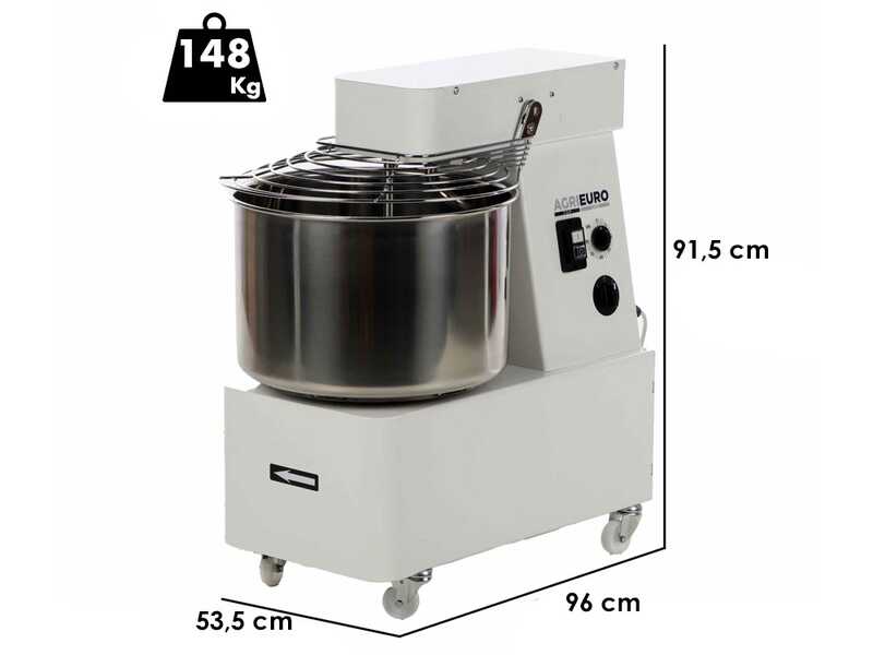 Mixer 6000 H2O - Amasadora de espiral de alta hidrataci&oacute;n - 48 kg Trif&aacute;sica - 2 velocidades