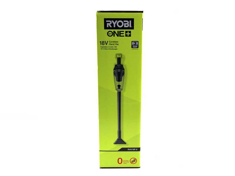 Ryobi RHV18F-0 Aspirador de bater&iacute;a con alargador - BATER&Iacute;A Y CARGADOR NO INCLUIDOS