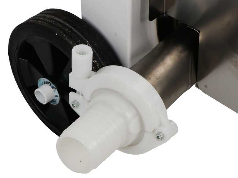 Grifo DVEP20IR - Despalilladora el&eacute;ctrica in INOX con bomba y rodillos - Con protecciones incluidas