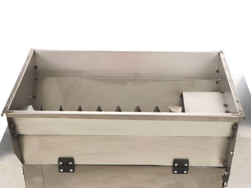 Grifo DVEP20IR - Despalilladora el&eacute;ctrica in INOX con bomba y rodillos - Con protecciones incluidas