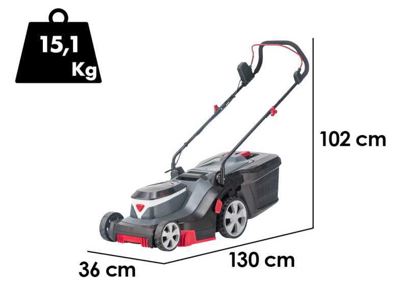 AL-KO 3.82 Li Easy - Cortac&eacute;sped de bater&iacute;a - Corte 38 cm - 2x 18V/4,0Ah
