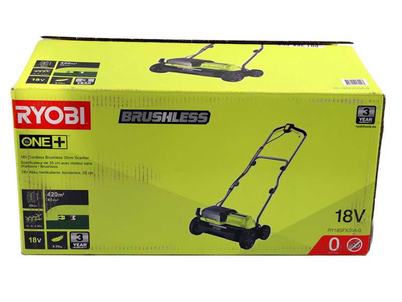Ryobi RY18SFX35A-0 - Escarificador de bater&iacute;a - BATER&Iacute;A Y CARGADOR NO EST&Aacute;N INCLUIDOS