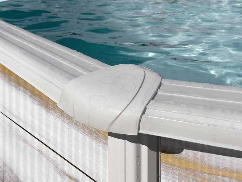 Gre Finlandia Ovalada 610x375x120cm - Piscina desmontable de acero