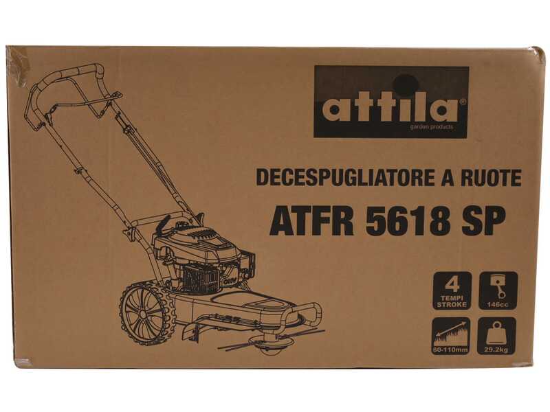 ATTILA ATFR 5618 SP - Desbrozadora de ruedas a gasolina - 4 tiempos - Autopropulsada
