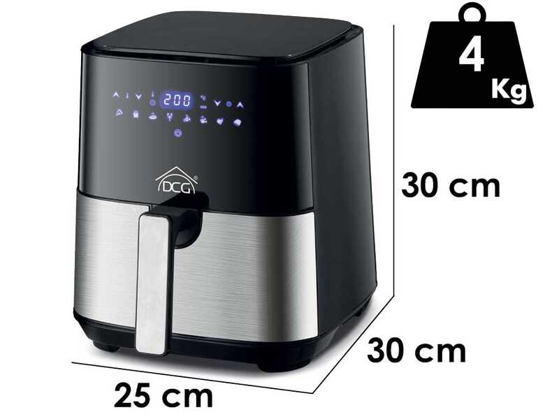 DCG FR3605D - Freidora de aire 5 LT Digital