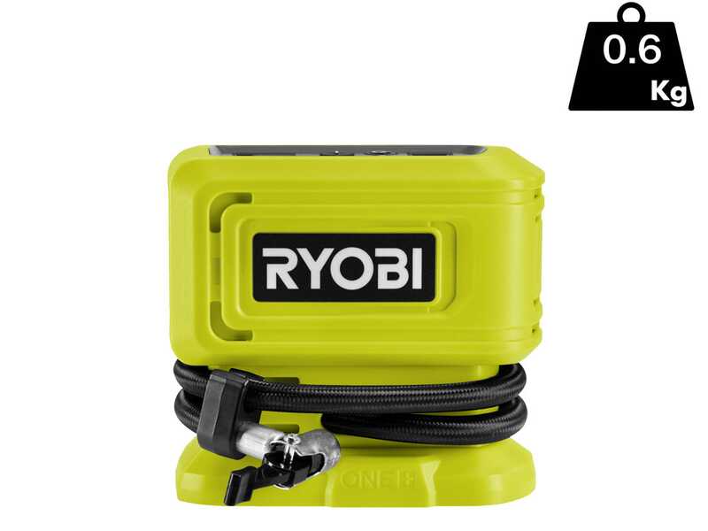 Ryobi RPI18-0 - Compresor port&aacute;til de bater&iacute;a - 18V - BATER&Iacute;A Y CARGADOR NO EST&Aacute;N INCLUIDOS