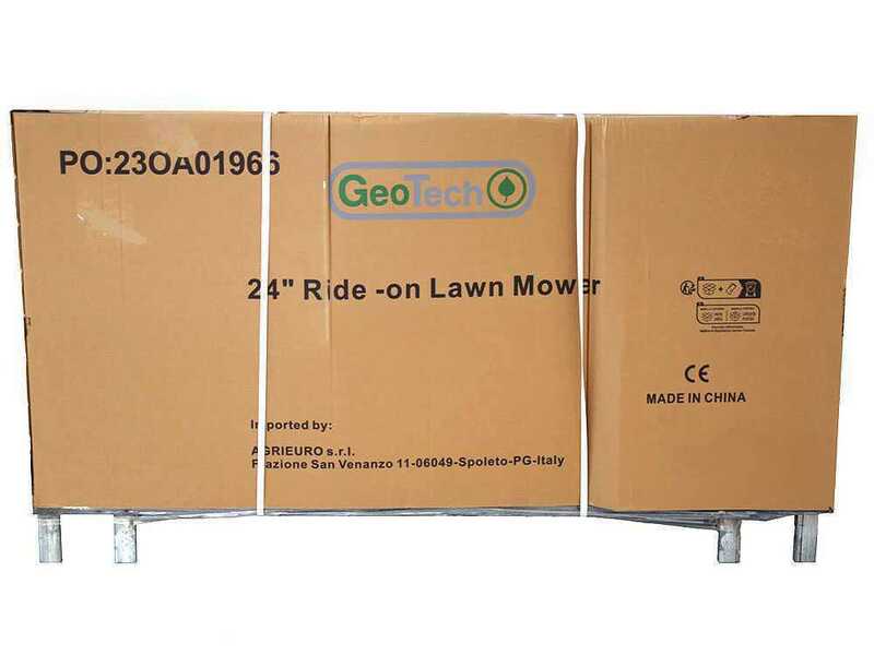 Geotech RM 65-610 S - Tractor cortac&eacute;sped mini-rider - Motor de 196cc -  Arranque el&eacute;ctrico