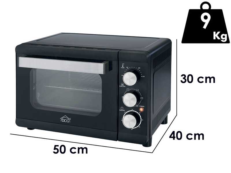 DCG MBN35 - Horno el&eacute;ctrico ventilado 35LT