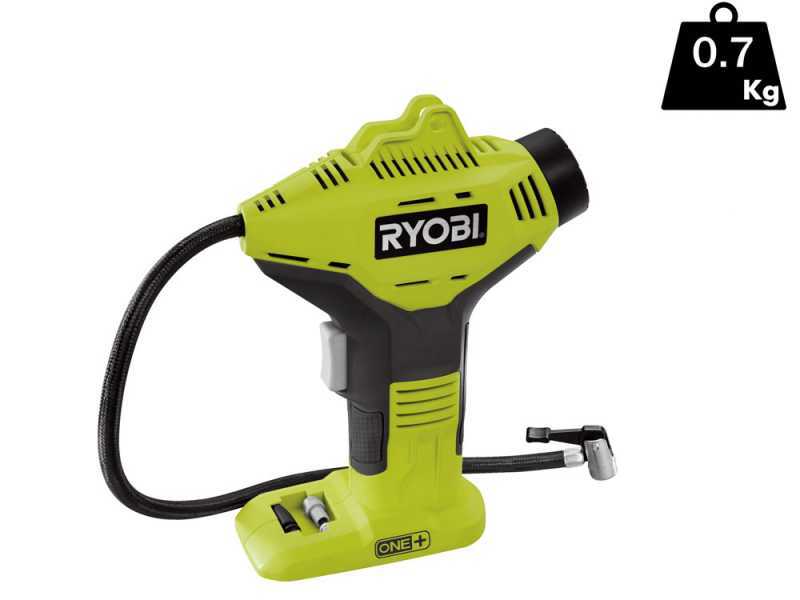 Ryobi R18PI-0 - Compresor port&aacute;til de bater&iacute;a - 18V - BATER&Iacute;A Y CARGADOR NO EST&Aacute;N INCLUIDOS
