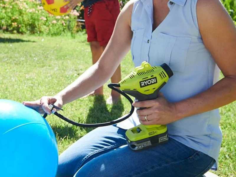 Ryobi R18PI-0 - Compresor port&aacute;til de bater&iacute;a - 18V - BATER&Iacute;A Y CARGADOR NO EST&Aacute;N INCLUIDOS