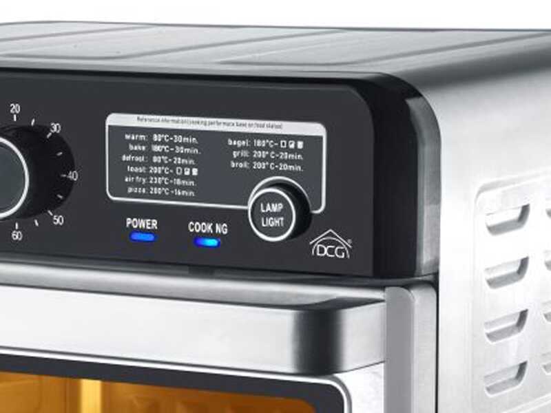 DCG FR2202 - Horno el&eacute;ctrico - Freidora de aire LT 34
