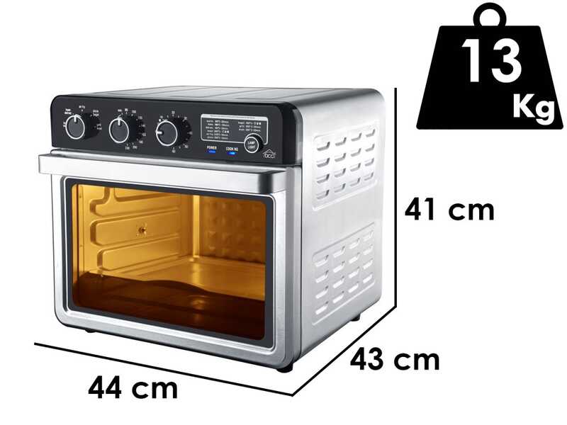 DCG FR2202 - Horno el&eacute;ctrico - Freidora de aire LT 34